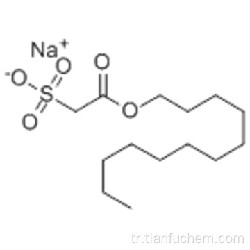 Asetik asit, 2-sülfo-, dodesil ester, sodyum tuzu (1: 1) CAS 1847-58-1